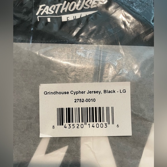 Men’s FASTHOUSE Jersey NWT (blank - size L) - Picture 5 of 5